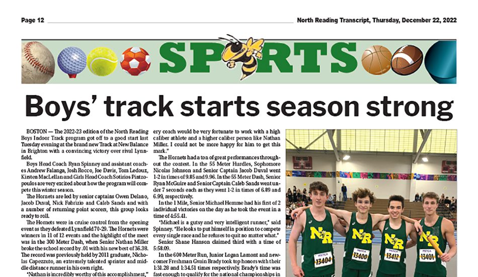 Sports Page: December 22, 2022