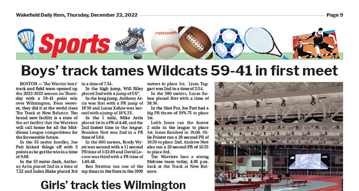 Sports Page: December 22, 2022