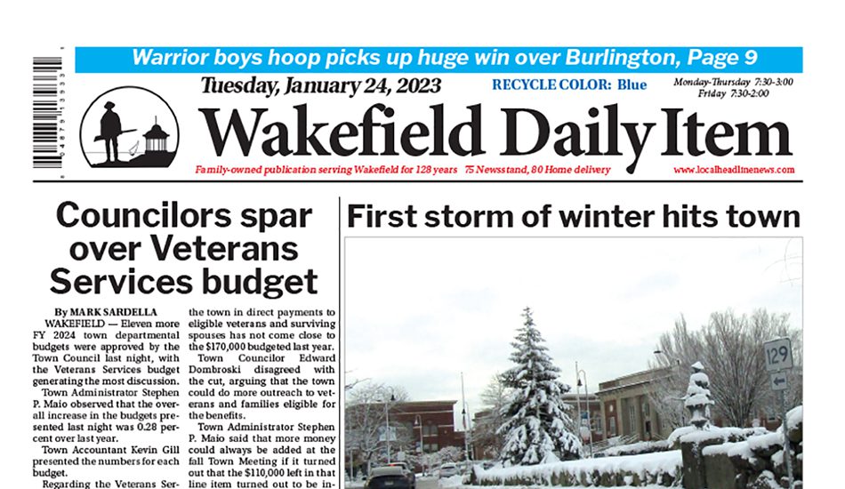 Front Page: January 24, 2023