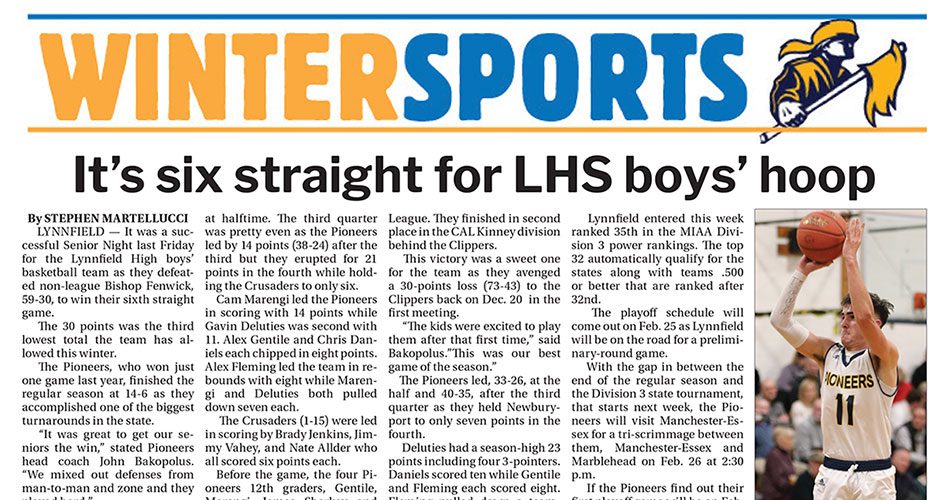 Sports Page: February 22, 2023