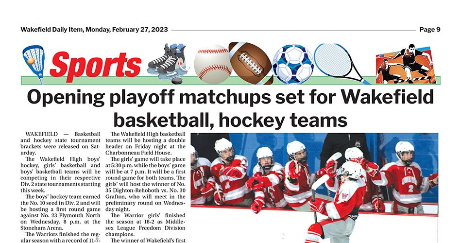 Sports Page: February 27, 2023