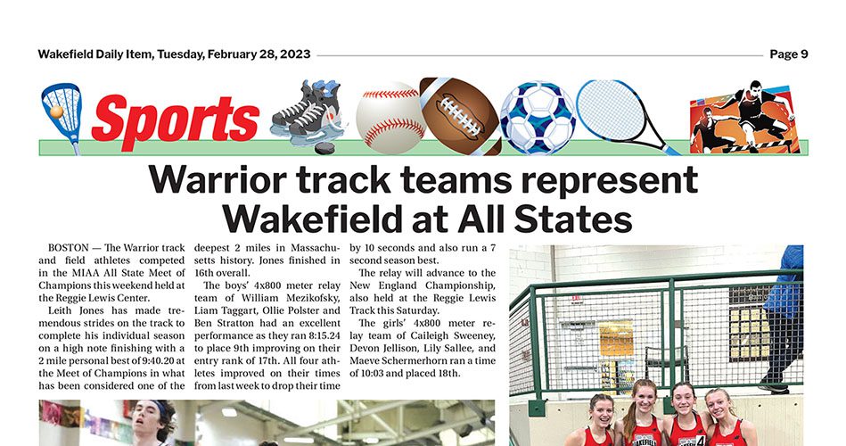 Sports Page: February 28, 2023