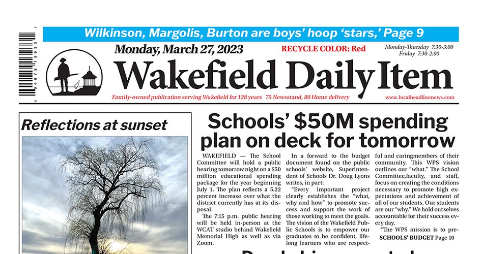 Front Page: March 27, 2023