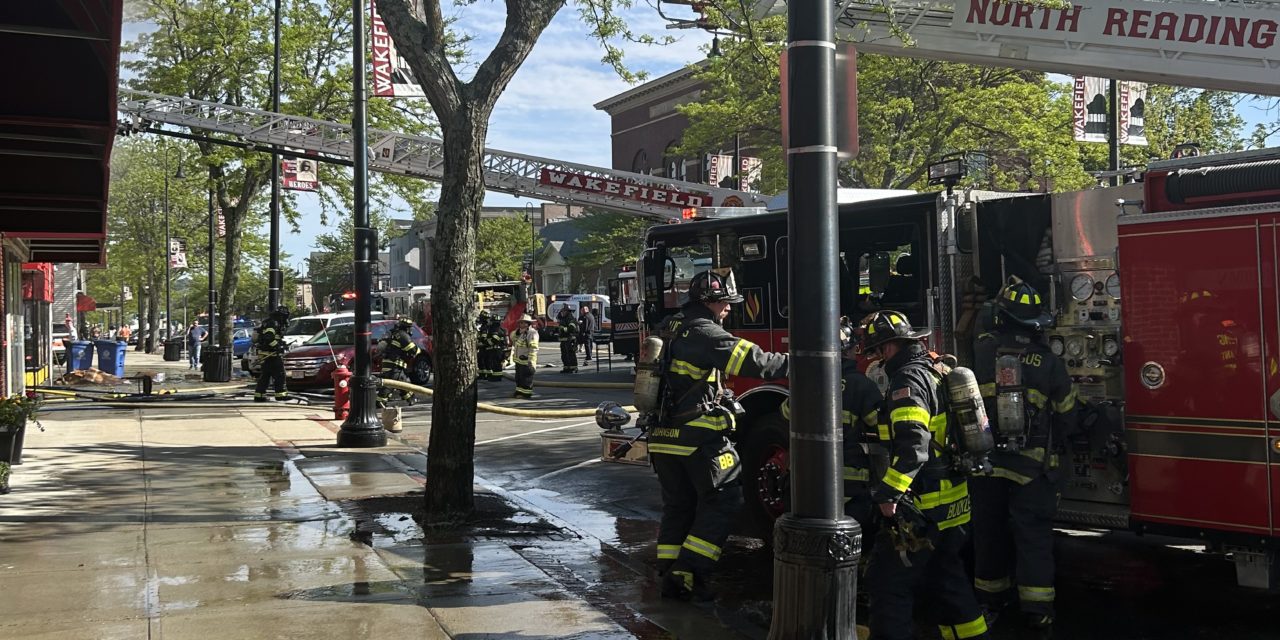 Four-alarm fire seriously damages downtown building