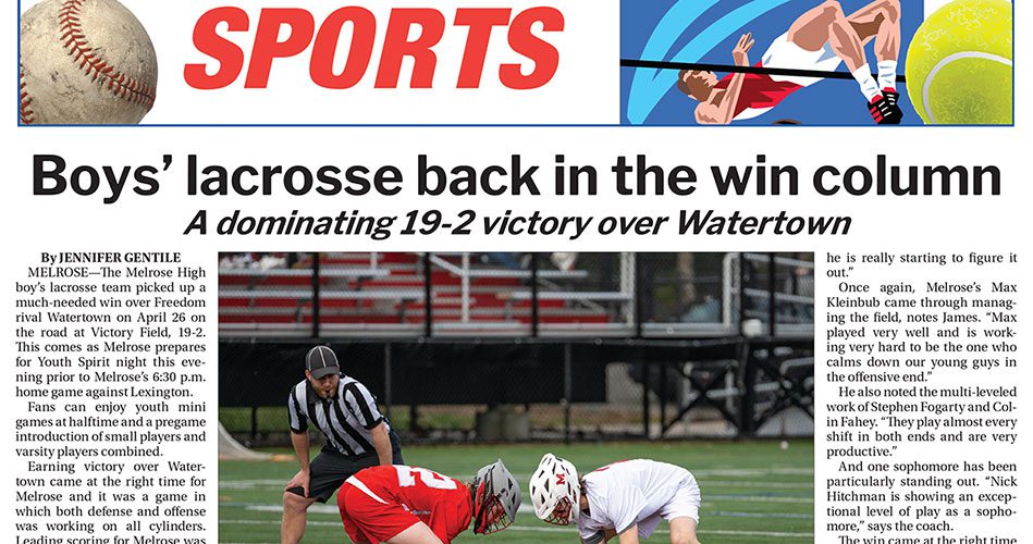 Lead sports page: May 5, 2023