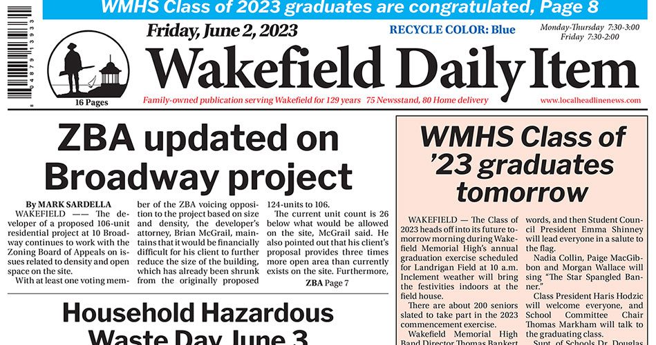 Front Page: June 2, 2023