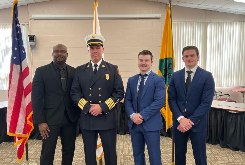 Trio of new FF’s hired by department