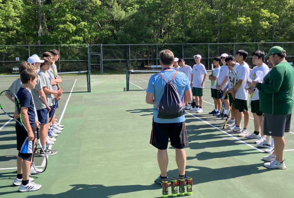 Boys’ tennis edged by Cape Cod Academy 3-2 in first round