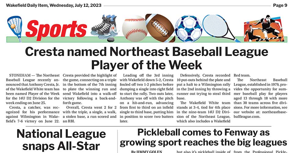 Sports: July 12, 2023