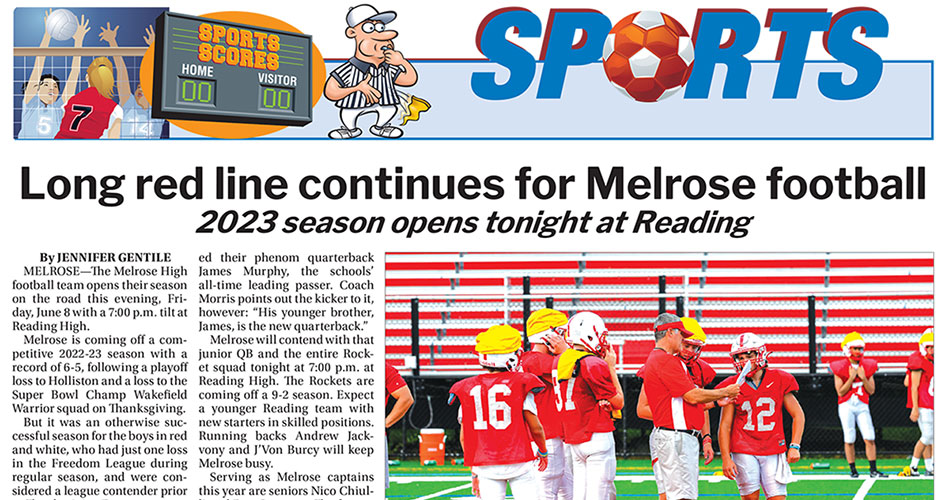 Lead sports page published September 8, 2023