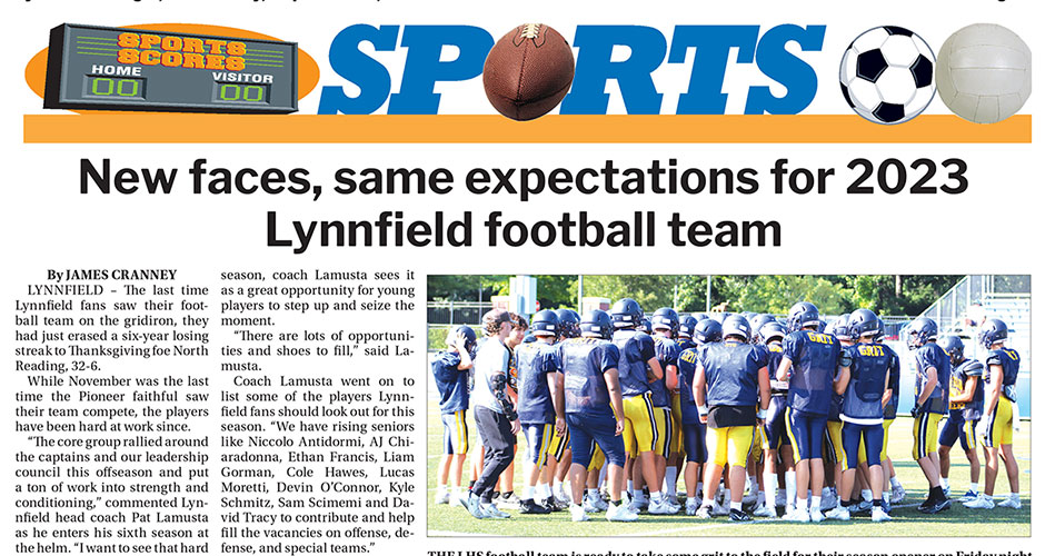 Lead sports page published September 6, 2023