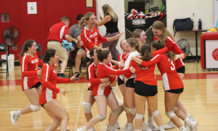 Volleyball spikes Rockets & Raiders in twin wins