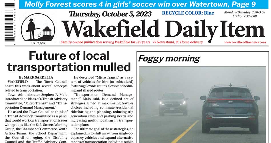 Front Page: October 5, 2023