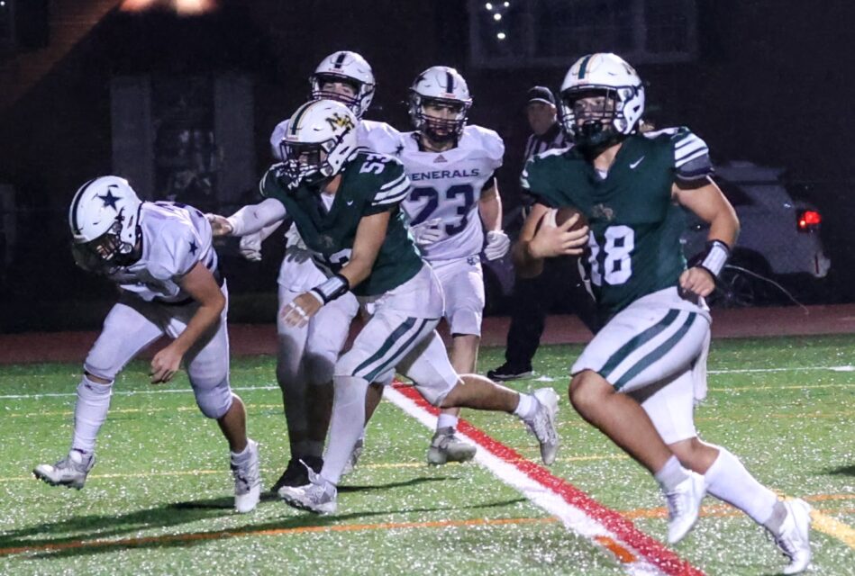 Hornets crush Hamilton-Wenham 48-20 for first win of season