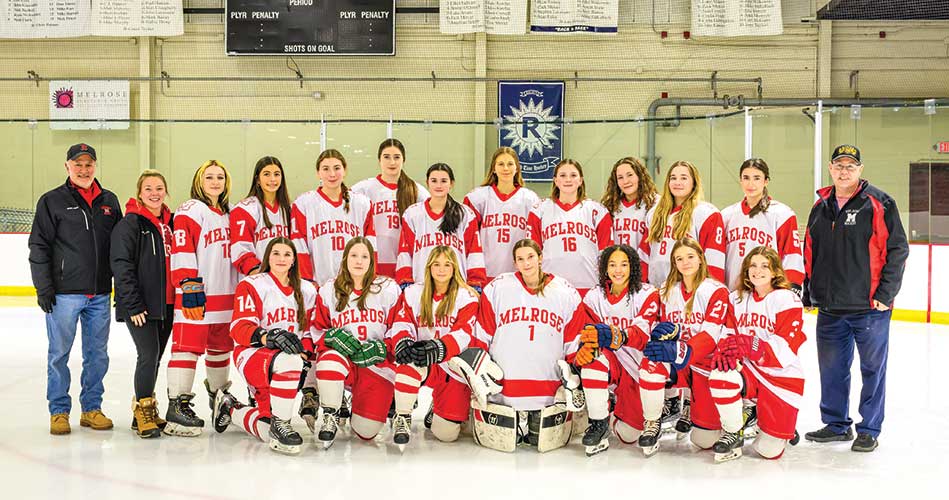 Melrose girls playing their best hockey as season concludes