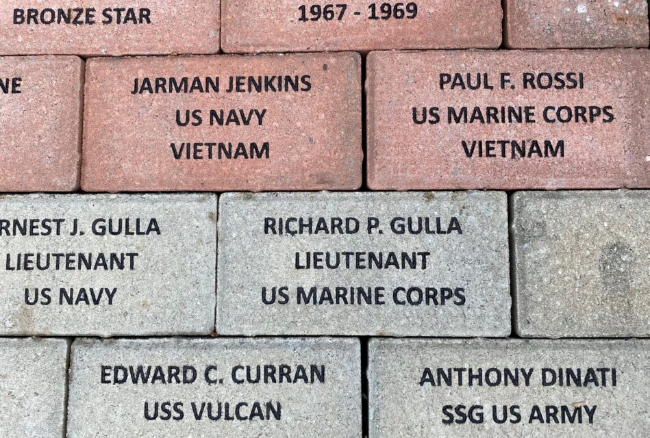 Honor veterans with personalized bricks