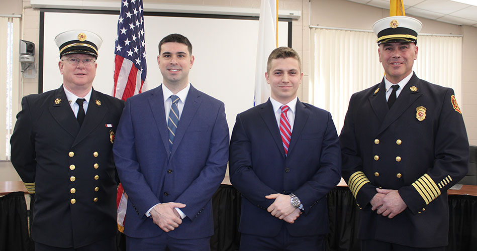 Fire Dept. fully staffed with addition of two new FF’s