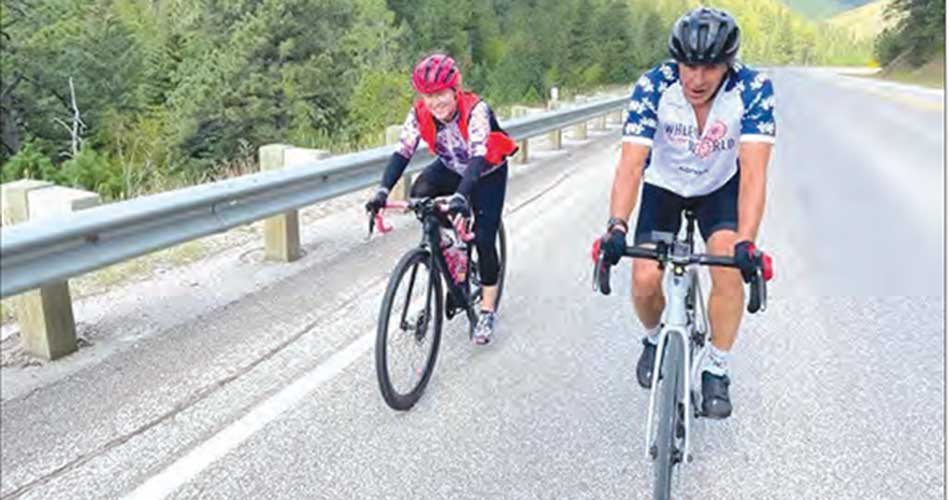 Wakefield’s Doug Mildram bikes cross-country in support of Save One Life