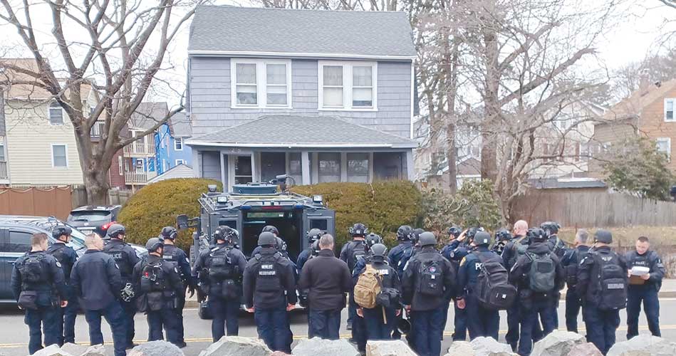 SWAT team descends on Sylvan Street home