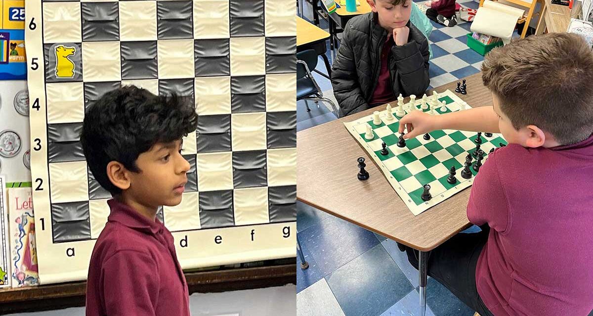 St. Joseph School Chess Club: Learning the game!