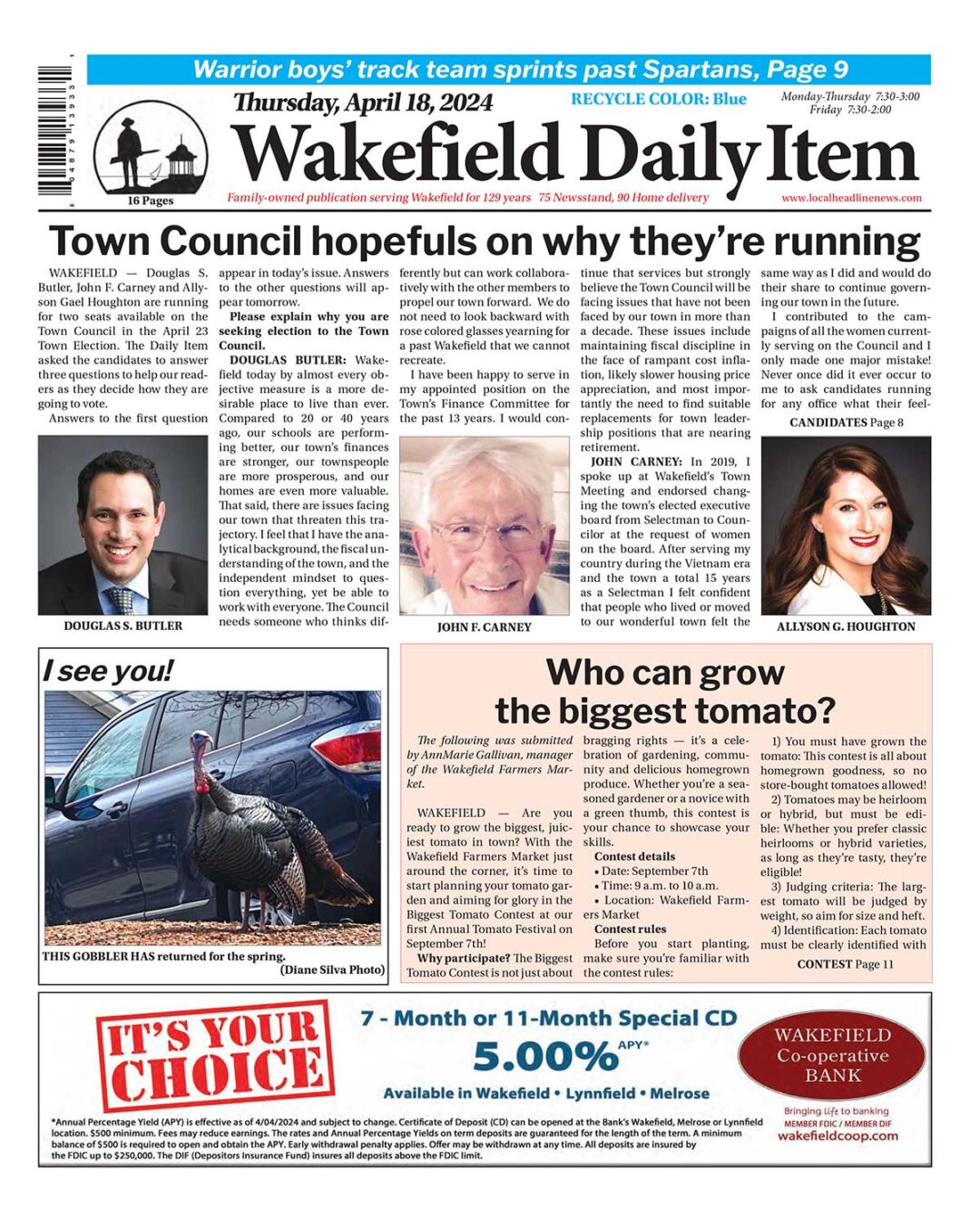 Front Page: April 18, 2024 | Local Headline News