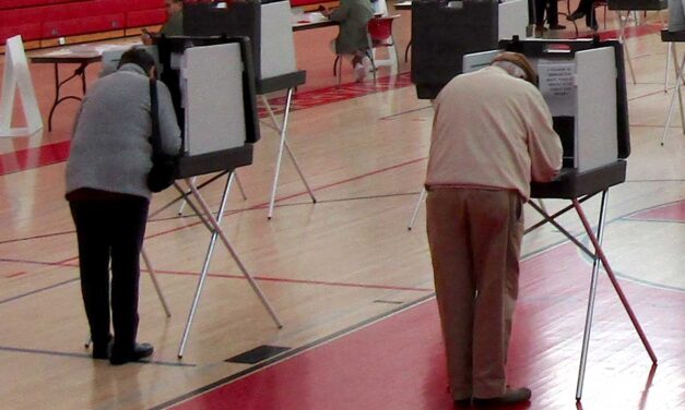 Voters cast ballots in Wakefield Town Election, April 23, 2024