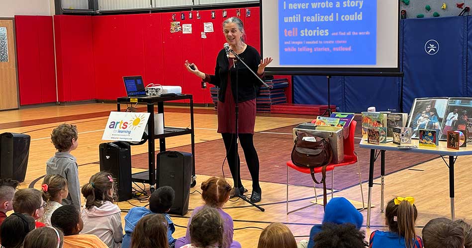 Walton School author visit