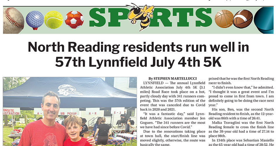 Lead sports page published July 18, 2024