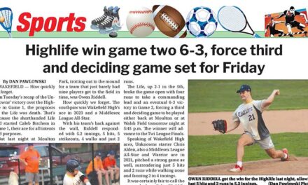 Wakefield Sports: August 15, 2024