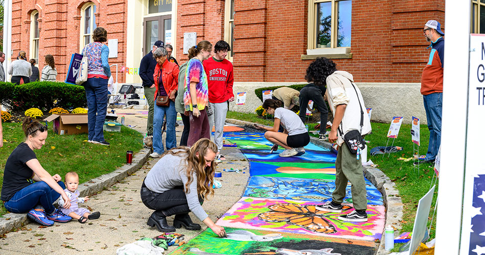 Chalk Walk Returns to Downtown Melrose