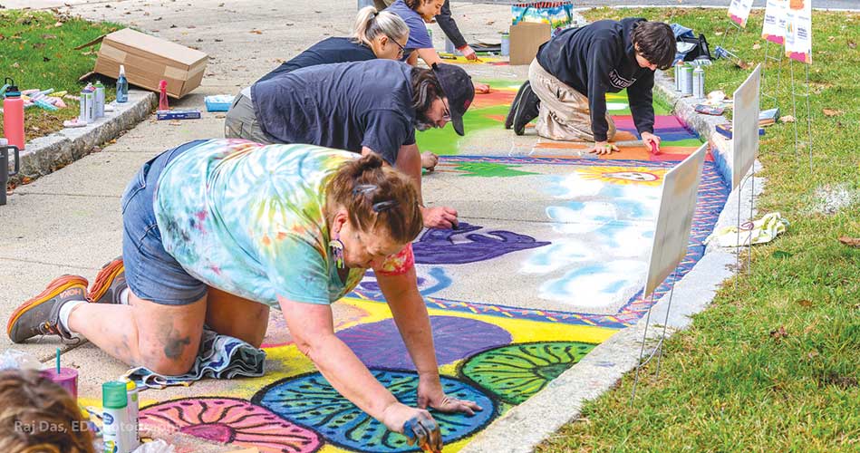 Follow Your Art Chalk Walk this weekend