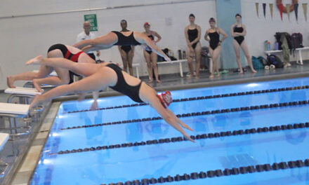 “Stonerose” is the word for girls’ swim team 