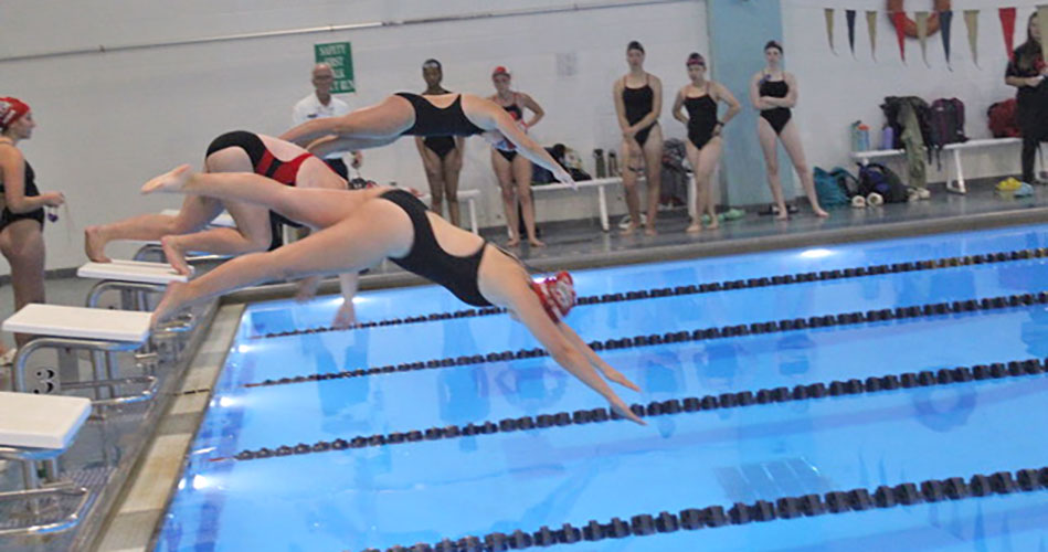 “Stonerose” is the word for girls’ swim team 