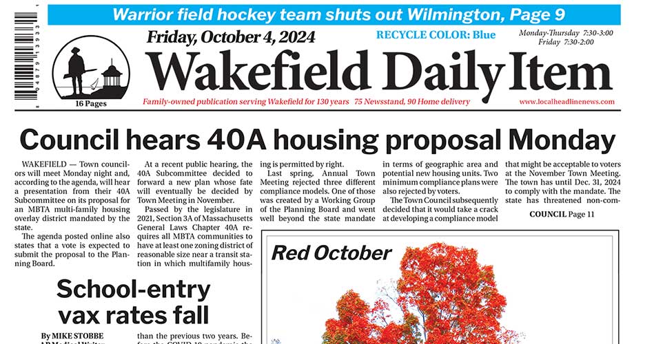 Front Page: October 4, 2024