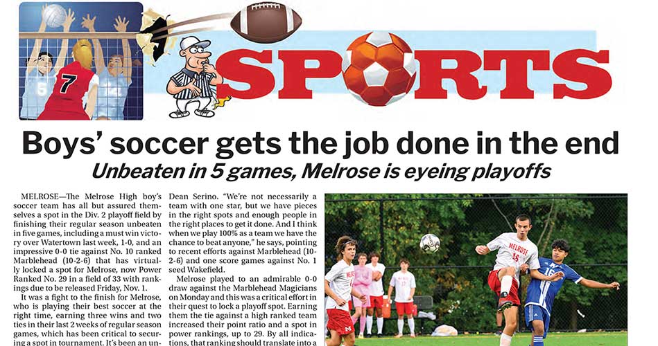 Sports: November 1, 2024