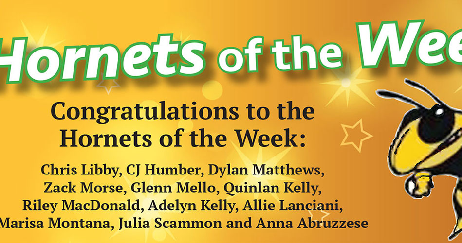 Hornets of the Week featured October 31, 2024