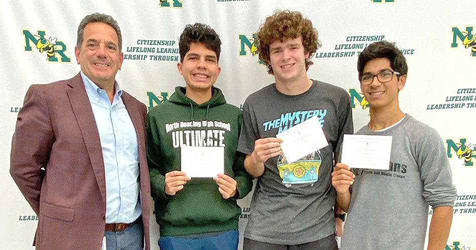 NRHS recognizes three Commended Students