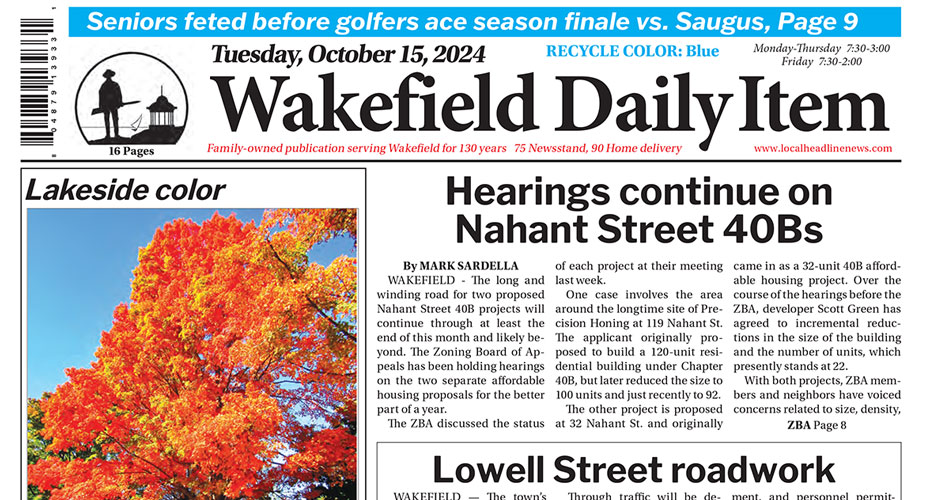 Front Page: October 15, 2024