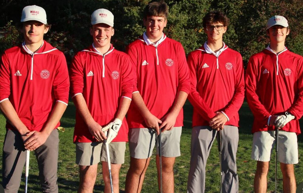 Senior golfers honored before victory over Saugus in season finale