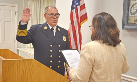 Taking command of Fire Department