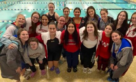 Warrior swimmers impress at League Meet, get ready for Sectionals this weekend