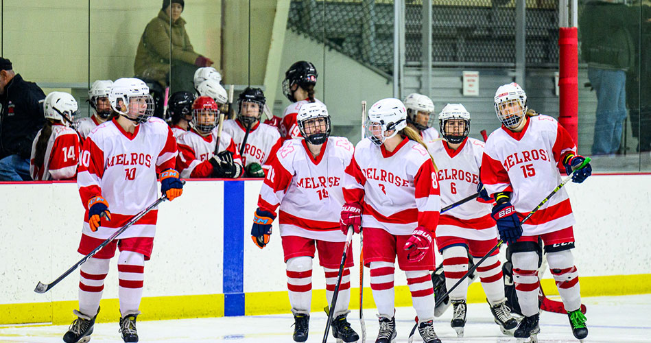 Melrose hockey girls kick season off with a win