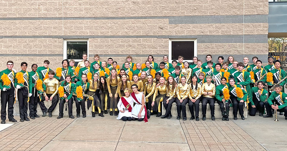 NRHS Band and Color Guard have the ‘Midas Touch’