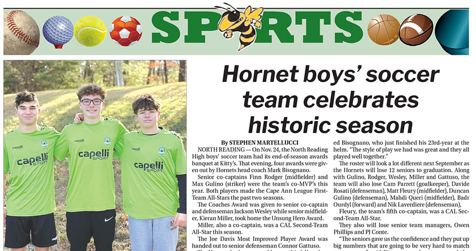 Lead sports page published December 12, 2024