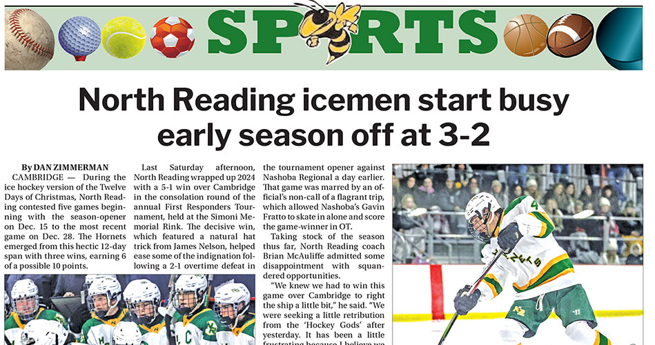 Lead sports page published January 2, 2025