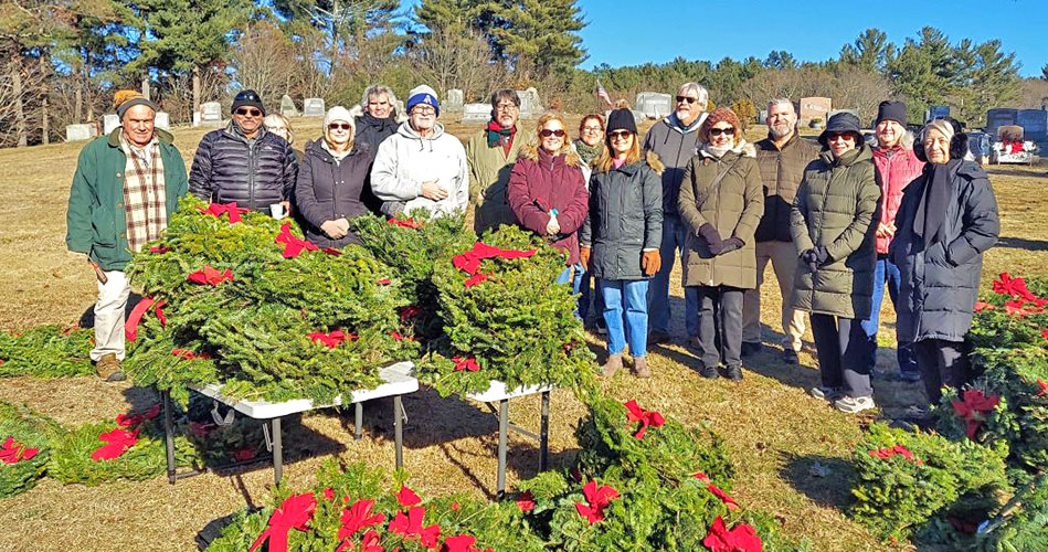 Scenes from Wreaths Across America