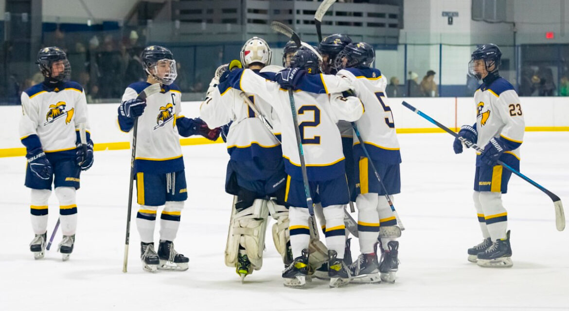 Boys’ hockey improves to 3-3 with wins over Rockport and Gloucester