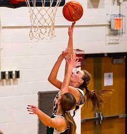 Girls’ basketball team earns first league win over Essex-Tech